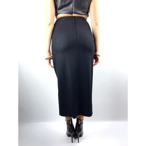 VTG ORMOND pure wool black skirt - Picture 7 of 8